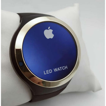 Family Gift Pack of 3 Watches | Best Quality Watches | Daniel Wellington Watch + LG Quartz Watch + Apple Logo Digital Watch | Watches ( Without Box ) (Random Color)