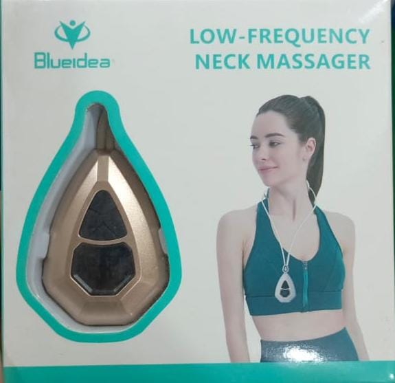 Smart Neck Massager EMS Pulse Heating Pendant Cervical Spine Massage Deep Tissue Neck Protector Pain Relief Health Care Tool (random color)
