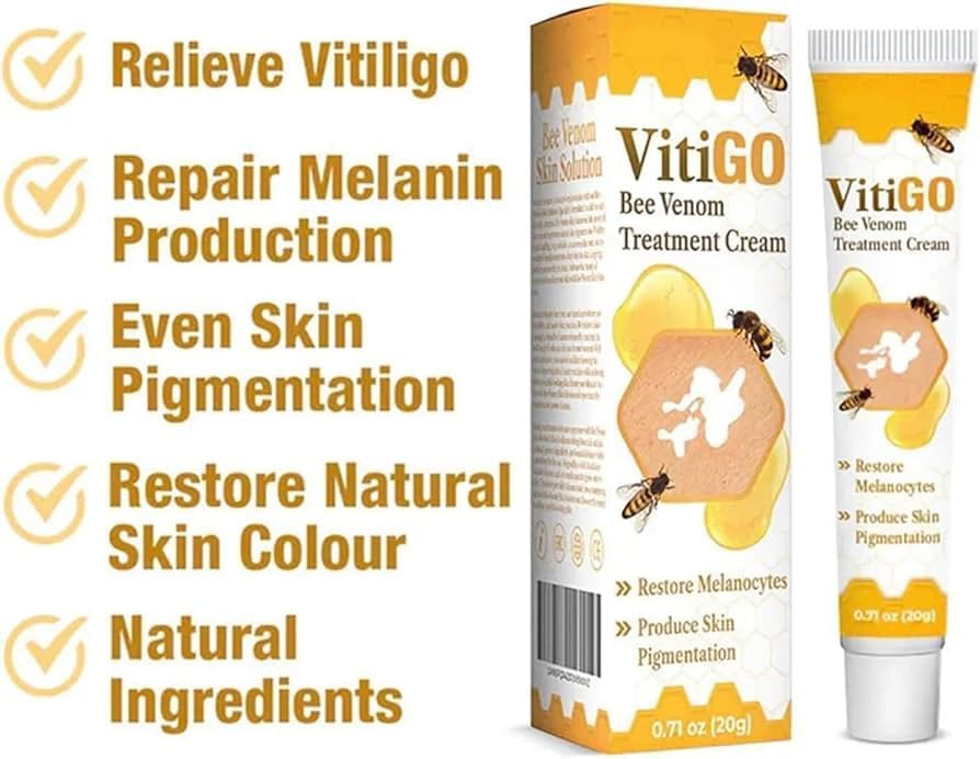 Fivfivgo™ VitiGO Bee Venom Correcting Cream (20g) – Advanced Melanocyte Support for Skin Pigmentation Recovery and Even Skin Tone